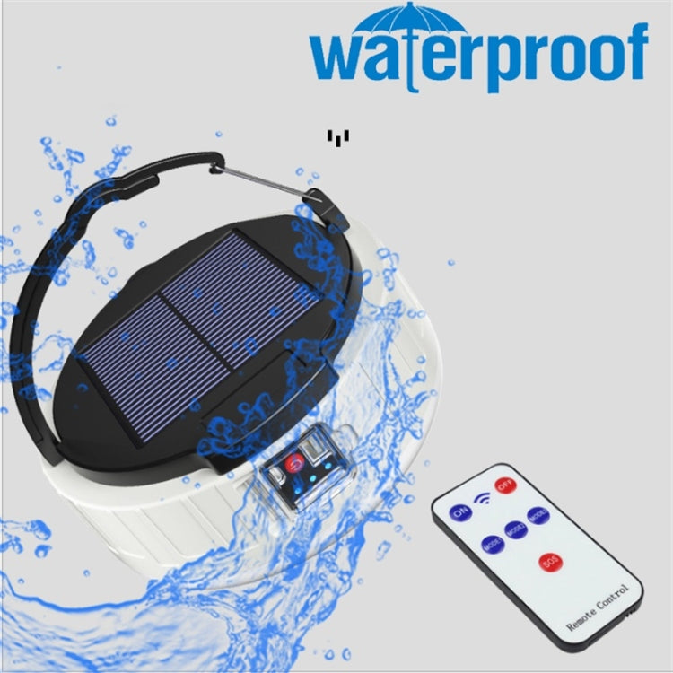 HB209 Solar Power With RC 100W 37 LED Household Emergency Light Mobile Night Market Light Camping Light
