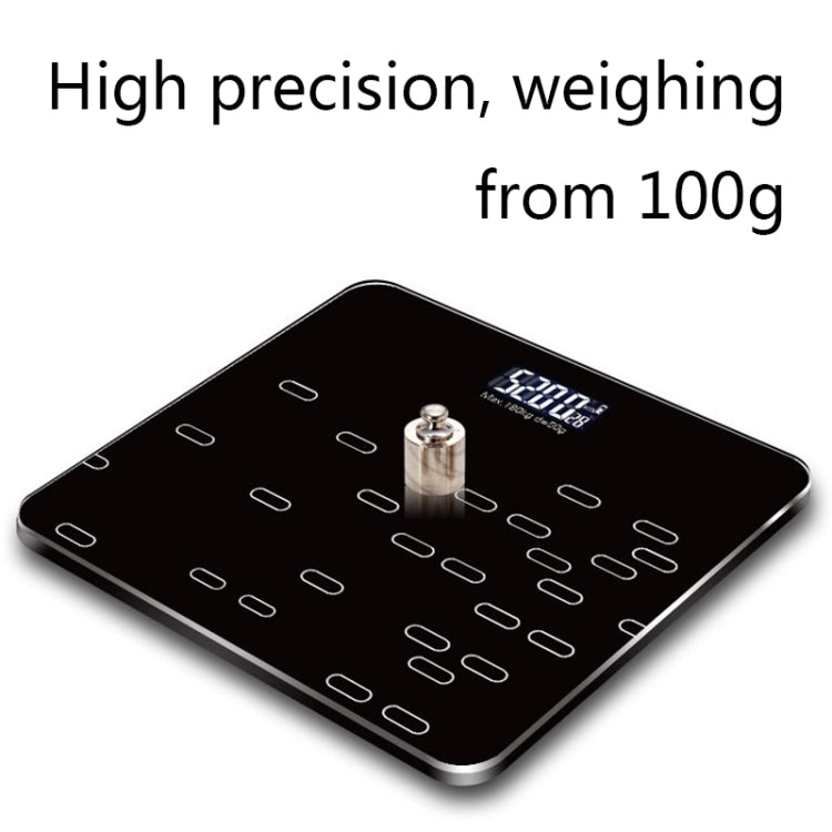 TZ01 Household Weight Scale Health Electronic Scale Battery Style(Night Black)