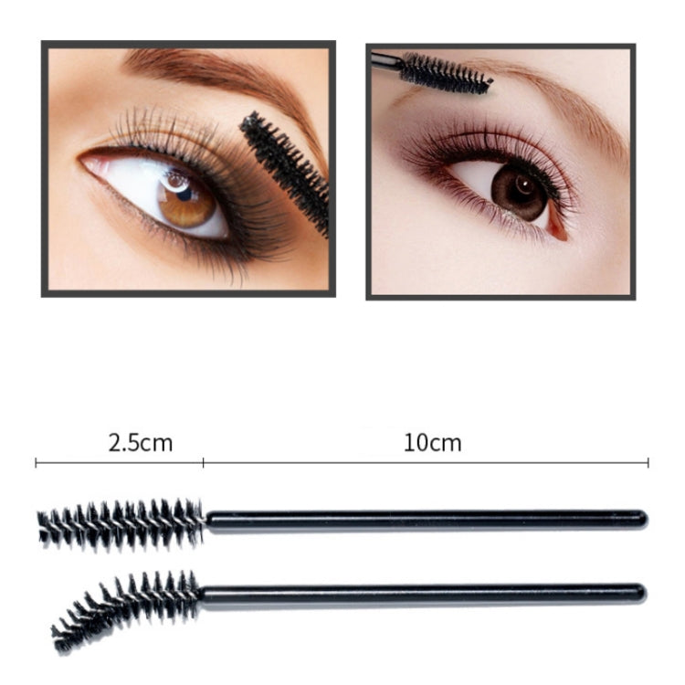 2 Packs Disposable Soft-hair Spiral Eyelash Brush Grafting Eyelash Comb, Specification: 100PCS