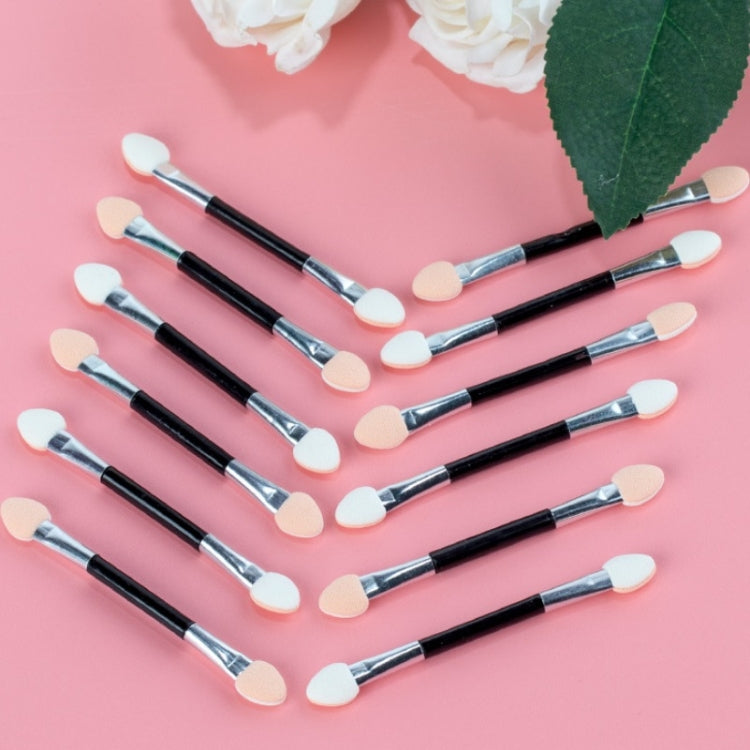 3 Packs Double-Head Sponge Portable Boxed Eyeshadow Stick Lazy Beginner Eye Makeup Tool, Specification: 20PCS/Box(Aluminum Stick)