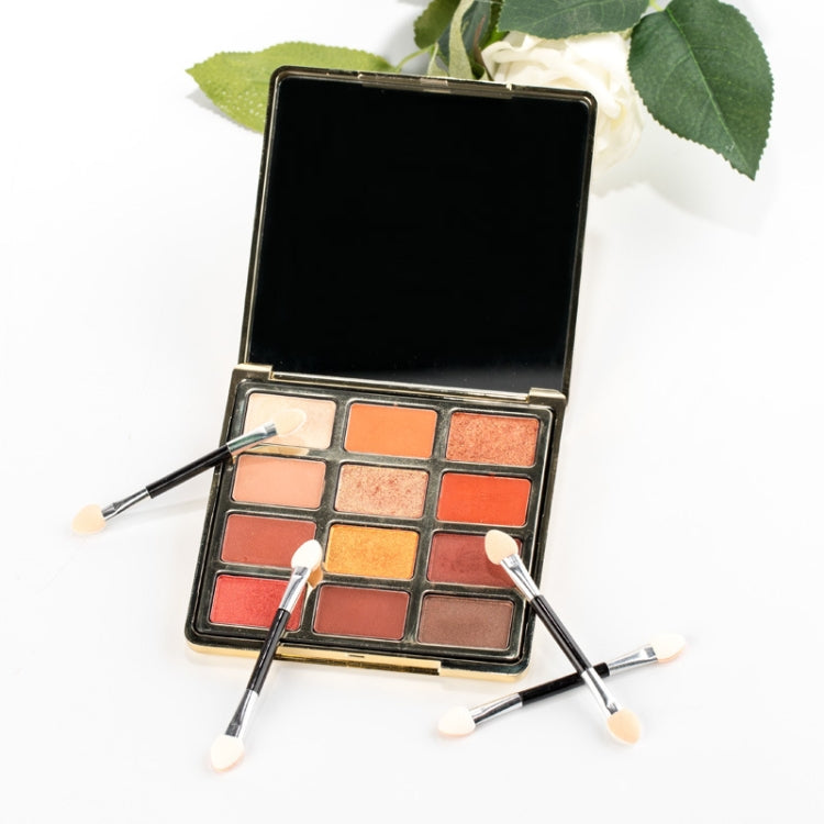 3 Packs Double-Head Sponge Portable Boxed Eyeshadow Stick Lazy Beginner Eye Makeup Tool, Specification: 50PCS/Box(Aluminum Stick)