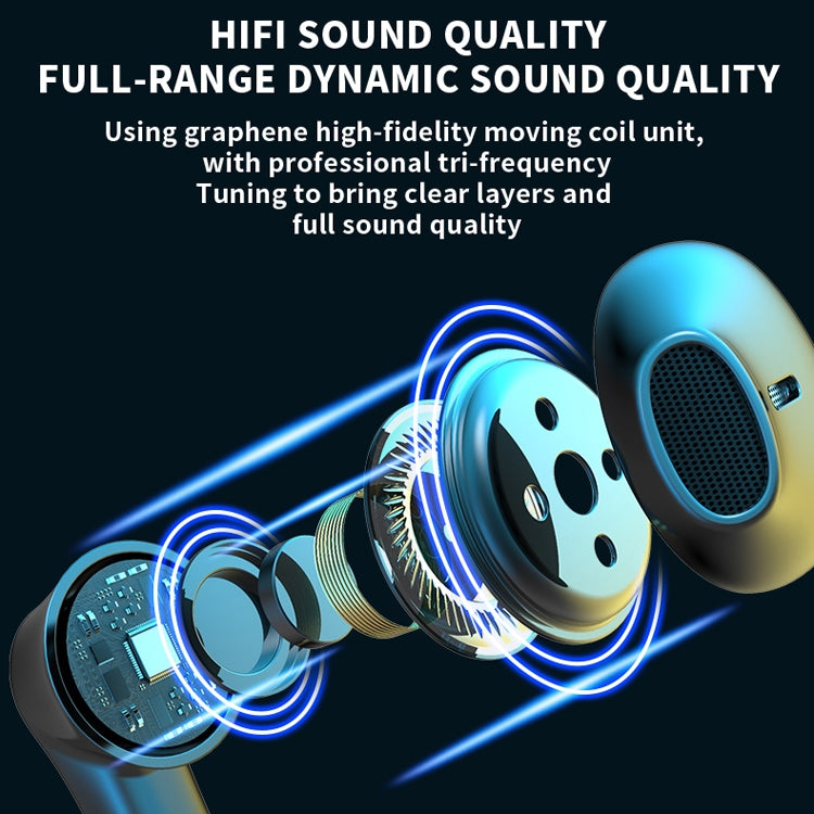 LB-20 Bluetooth Headset 5.0 TWS Wireless In-Ear Sports Noise Reduction Headphones