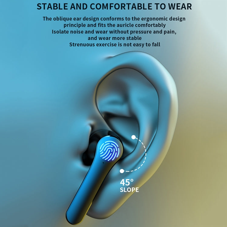 LB-20 Bluetooth Headset 5.0 TWS Wireless In-Ear Sports Noise Reduction Headphones