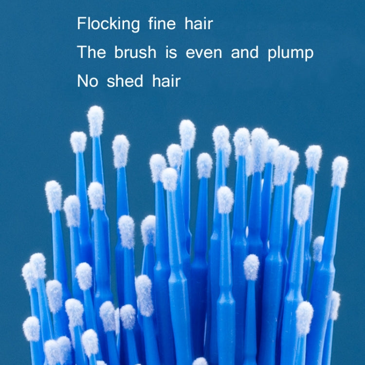 5 PCS Makeup Disposable Nano Cotton Swabs Semi-permanent Tattoo Beauty Cleansing Swabs, Specification: Small Purple/100PCS/Box