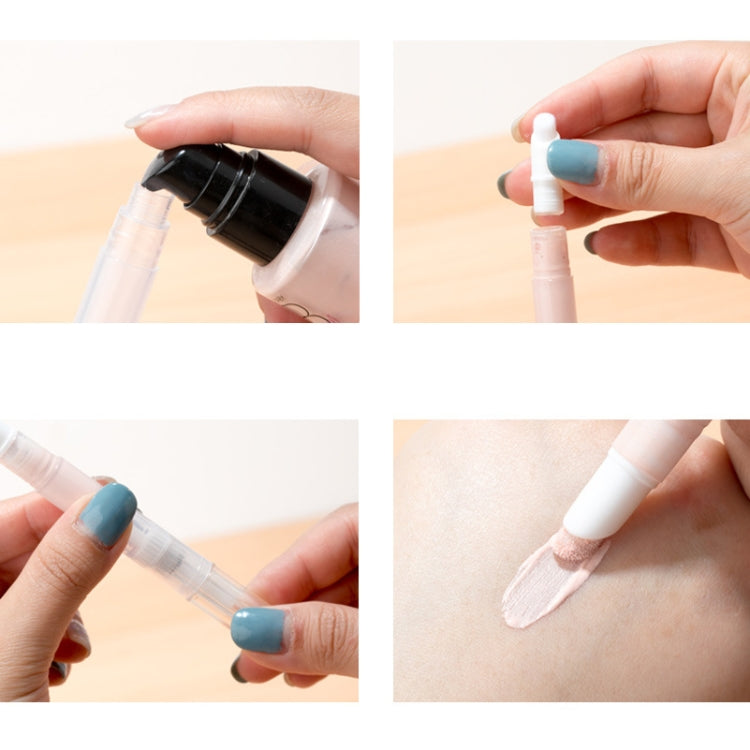 5 PCS Liquid Foundation Small Sample Refilling Pen Travel Portable Rotary Vacuum Refilling Bottle Specificationï¼š Flocking Type/3ml