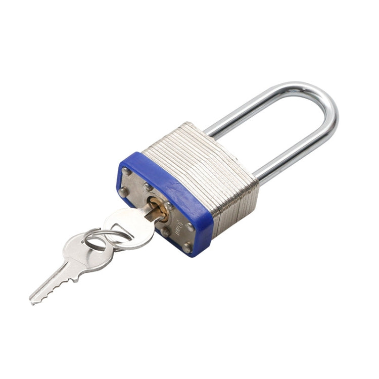 Dust-Proof Waterproof Laminated Padlock Multi-Size Copper Lock Core Padlock Industrial Explosion-Proof Durable Iron Lock, Specification: LP01