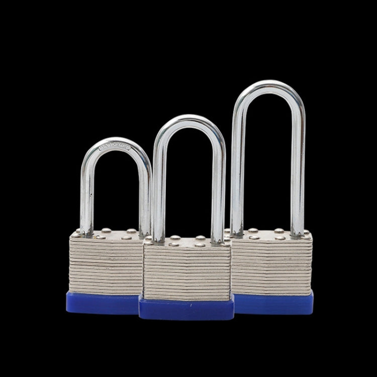 Dust-Proof Waterproof Laminated Padlock Multi-Size Copper Lock Core Padlock Industrial Explosion-Proof Durable Iron Lock, Specification: LP05