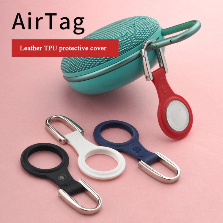 3 PCS Tracker TPU Soft Rubber Protective Cover With U-Shaped Keychain For AirTag