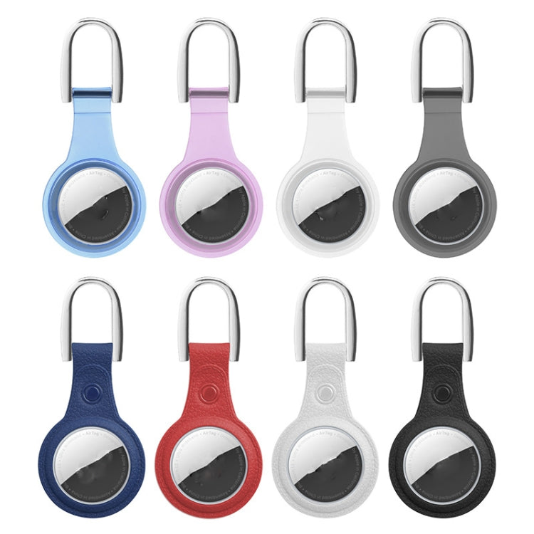 3 PCS Tracker TPU Soft Rubber Protective Cover With U-Shaped Keychain For AirTag