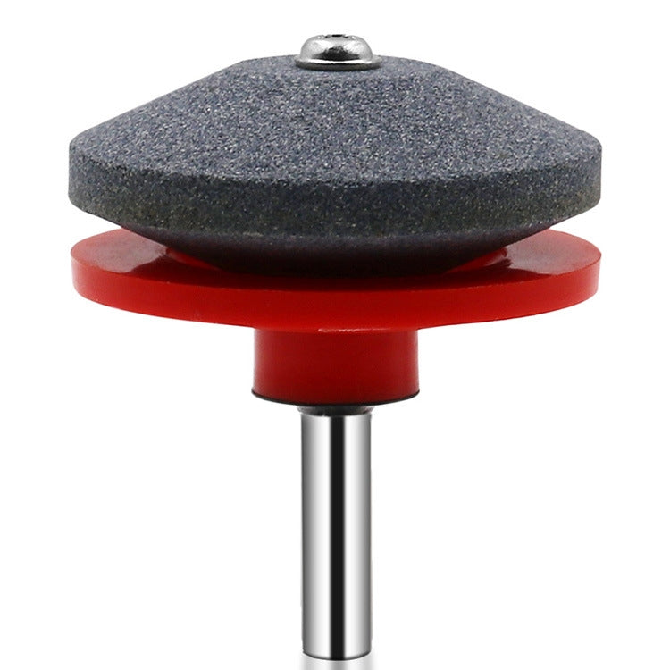 6 PCS Grinding Stone Industrial Electric Sharpener Mower Grinding Tool Wear Resistant Grinding Head, Specification: Plastic Red