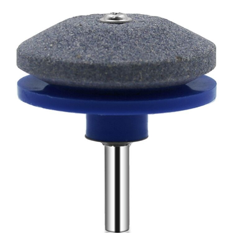 6 PCS Grinding Stone Industrial Electric Sharpener Mower Grinding Tool Wear Resistant Grinding Head, Specification: Plastic Dark Blue