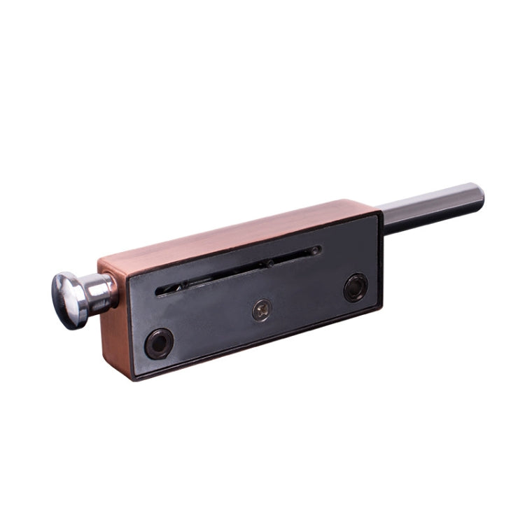 KDS-A013 Zinc Alloy Rotary Door Latch Lock Surface Mounted Spring Rotary Latch Lock, Specification: Red Ancient