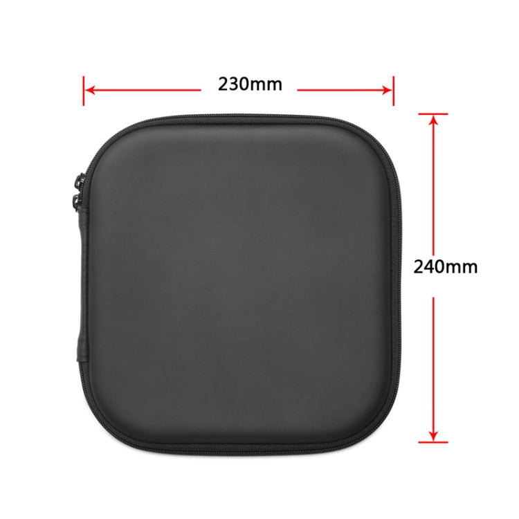 PU Leather Protective Bag Storage Box for Apple Mac Mini Octa-core M1 Chip Host(Black)