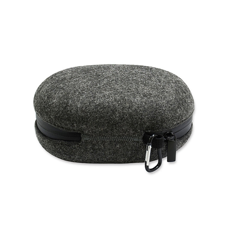 Wireless Noise Reduction Headset Protection Case Headset Felt Storage Box For Beats Solo Pro(Black)