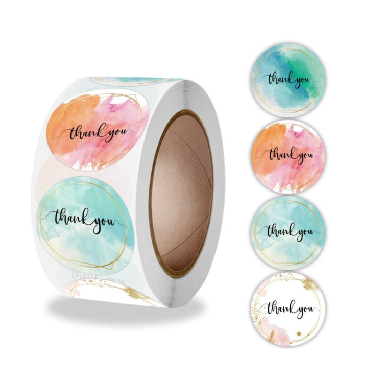 10 Rolls Round Sealing Sticker Thank You Sticker Crafts Gift Decoration Sticker, Size: 3.8cm / 1.5 Inch(A-251)
