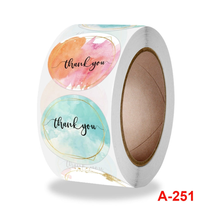 10 Rolls Round Sealing Sticker Thank You Sticker Crafts Gift Decoration Sticker, Size: 3.8cm / 1.5 Inch(A-251)