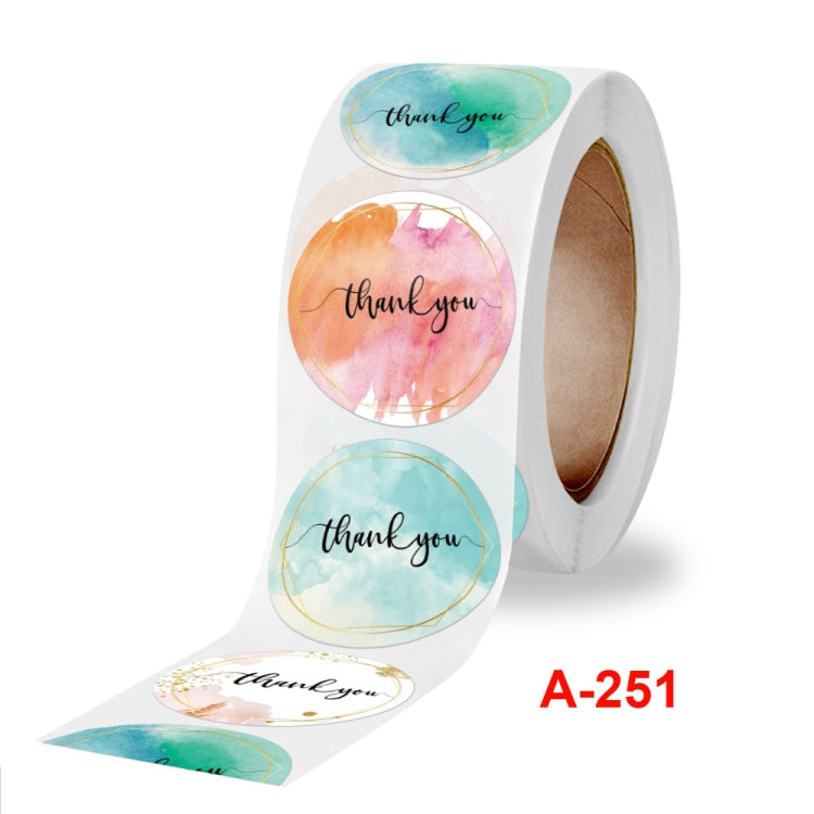 10 Rolls Round Sealing Sticker Thank You Sticker Crafts Gift Decoration Sticker, Size: 3.8cm / 1.5 Inch(A-251)