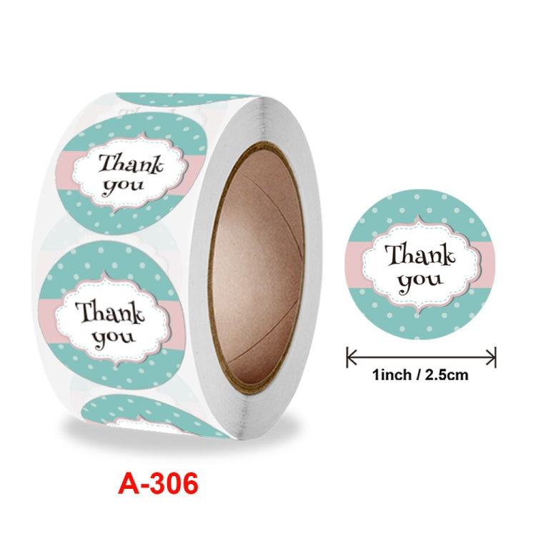 10 Rolls Seal Sticker Thank You Cute Animal Sticker Crafts Holiday Decoration Sticker, Size: 2.5cm / 1 Inch