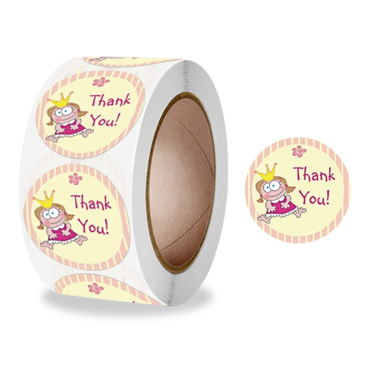 10 Rolls Seal Sticker Thank You Cute Animal Sticker Crafts Holiday Decoration Sticker, Size: 2.5cm / 1 Inch