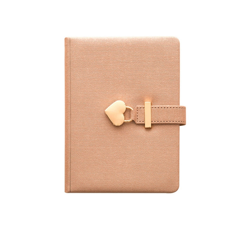 8032 Couple Notebook With Lock Hardcover Notepad Handbook