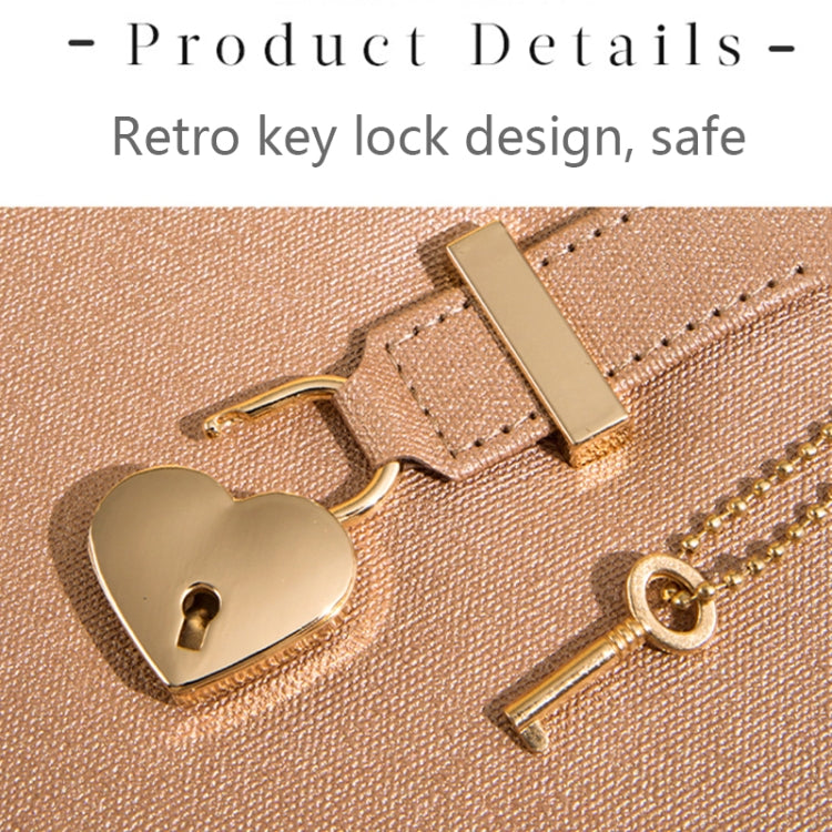 8032 Couple Notebook With Lock Hardcover Notepad Handbook