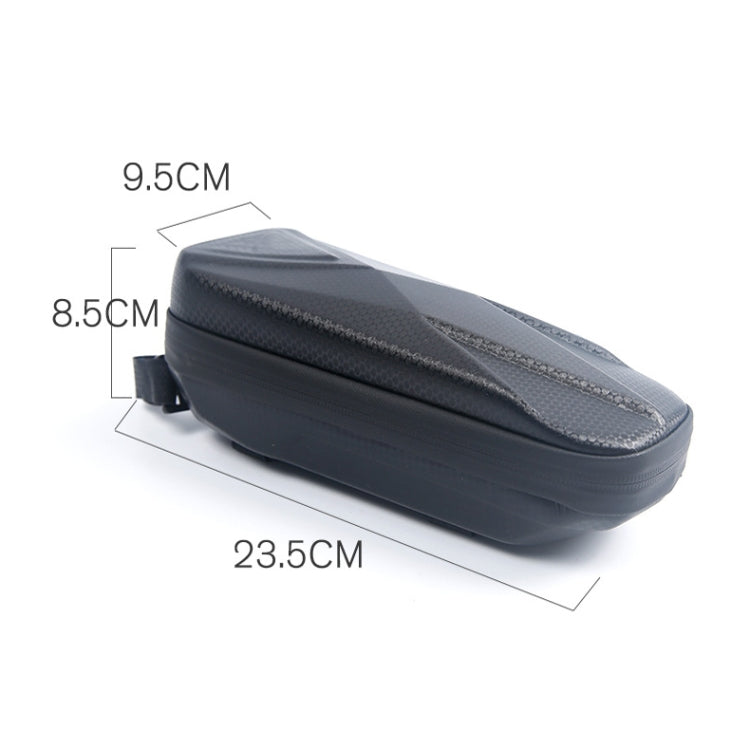 B40 Bicycle EVA Hard Shell Bike Front Package Mountain Bike Front Beam Bag(Black)