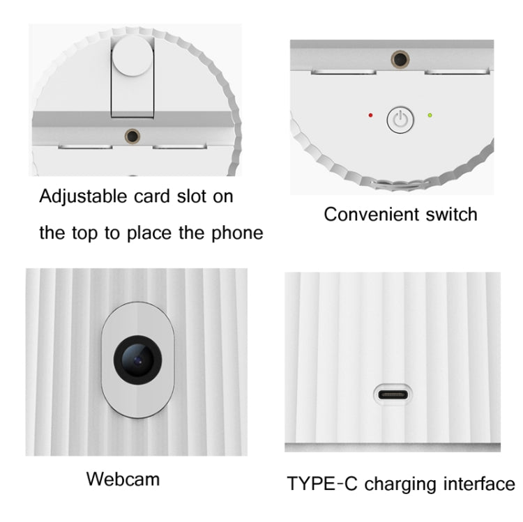 360-Degree Mobile Phone Live Broadcast Follow-Up Smart PTZ Automatic Camera Anti-Shake Stabilizer Specificationï¼š PTZ