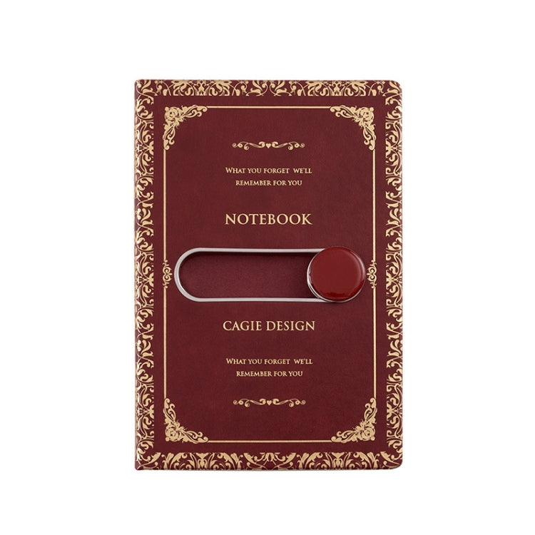 25032 A5 Business Retro PU Notebook With Notepad