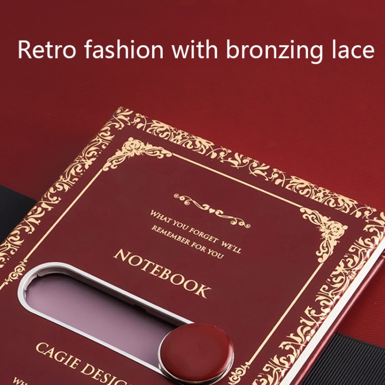 25032 A5 Business Retro PU Notebook With Notepad