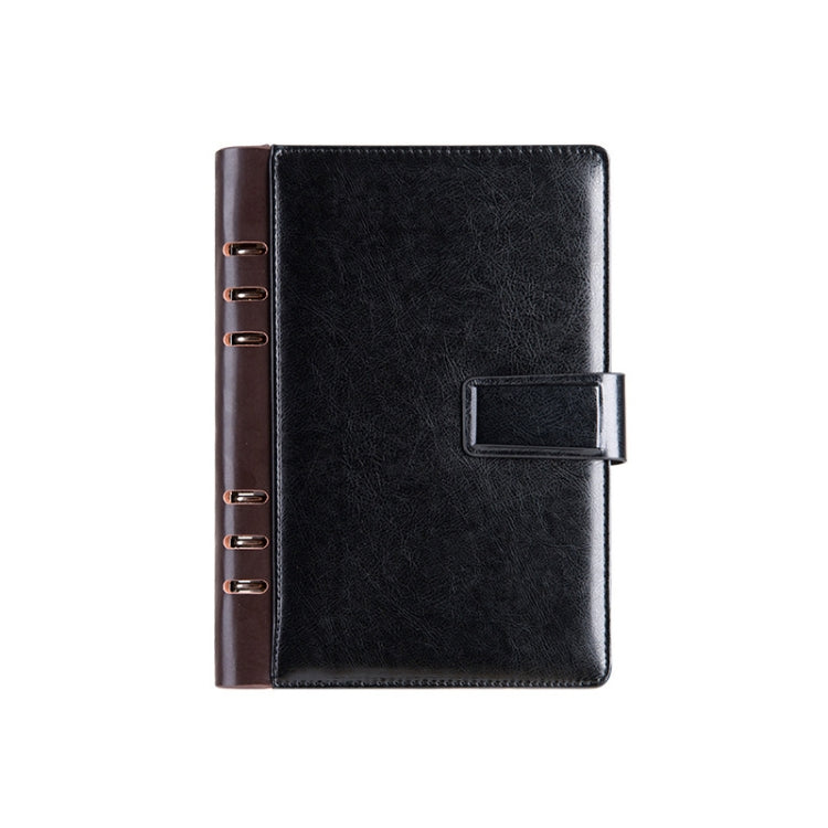 8625 Business Splicing Notepad Loose-Leaf Notebook, Cover color: Elegant Black A5