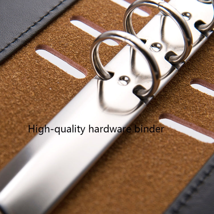 8625 Business Splicing Notepad Loose-Leaf Notebook, Cover color: Elegant Black A5