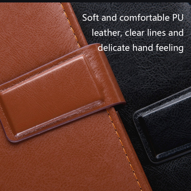 8625 Business Splicing Notepad Loose-Leaf Notebook, Cover color: Elegant Black A5