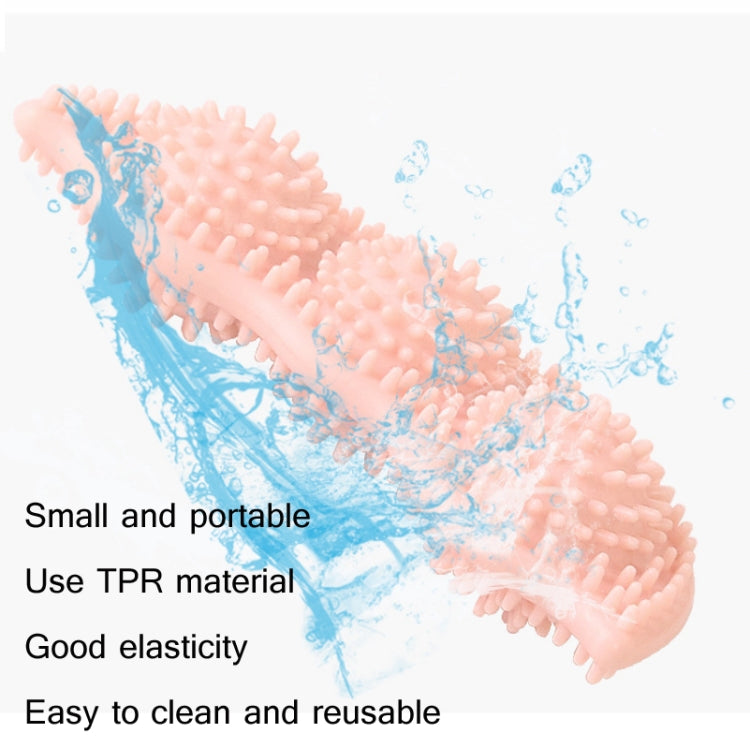 5 PCS Dog TPR Chewing Teeth Stick Pet Interactive Training Bite-Resistant Toy, Specification: Light Pink