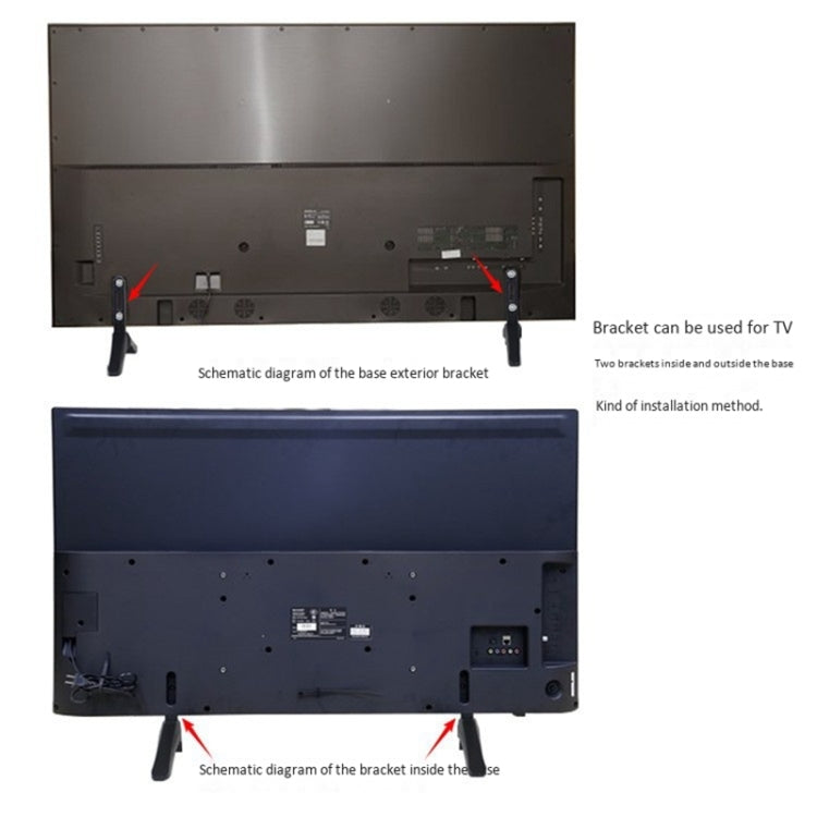 ST08 Punch-Free Base Stand Desktop Stand Holder for 32-65 inch LCD LED Flat Panel Television