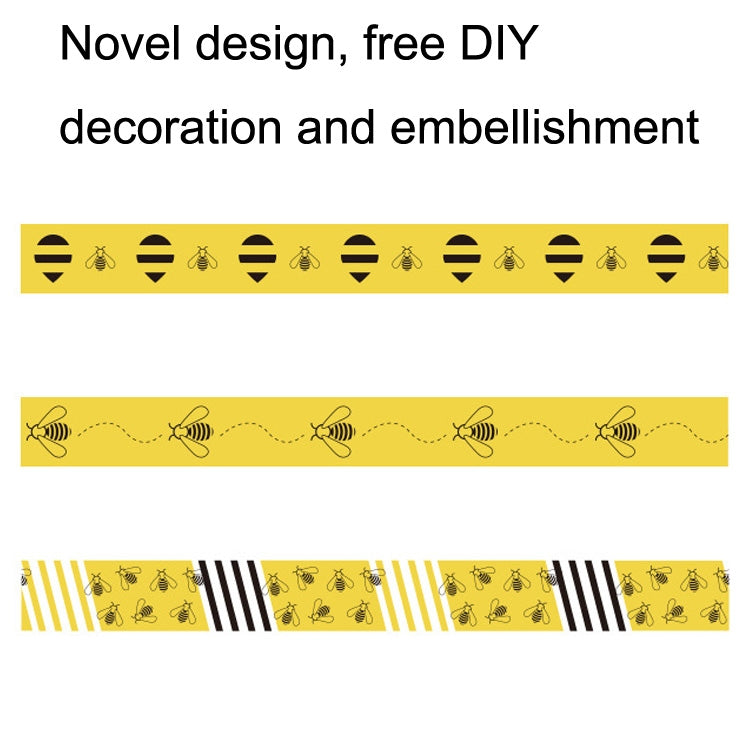 5 PCS CFJD08 Little Bee Hand Account Tape(Bee colony)
