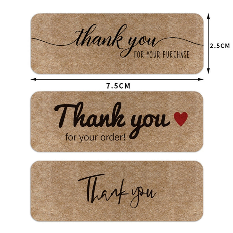 10 Rolls Rectangular Sealing Sticker Label Sticker