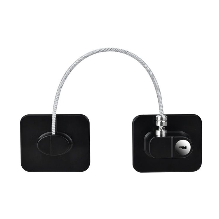 2 PCS Child Safety Lock High-Rise Protective Lock, Colour: FQ3 Black Square