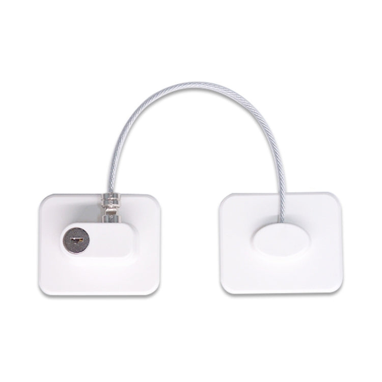 2 PCS Child Safety Lock High-Rise Protective Lock, Colour: FQ3 White Square