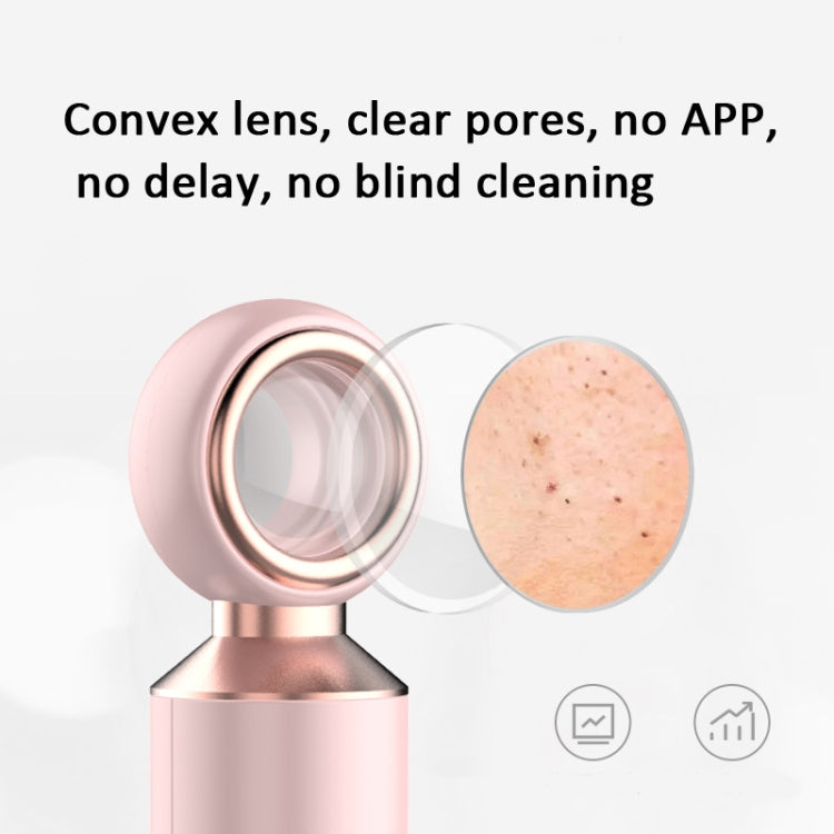 HTY-89  Magnifying Glass Blackhead Suction Device Home Hand-held Blackhead Acne Visual Pore Cleaner