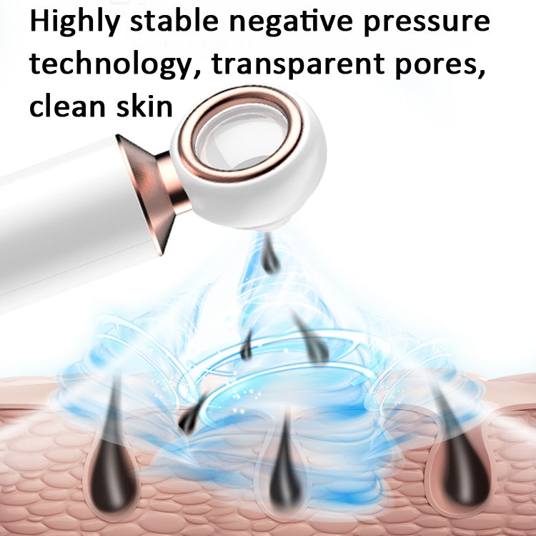 HTY-89  Magnifying Glass Blackhead Suction Device Home Hand-held Blackhead Acne Visual Pore Cleaner