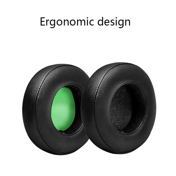 2 PCS Headset Sponge Case For Razer BlackShark V2/V2X/V2SE, Colour: Ellipse(Black Green Net)