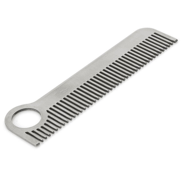 3 PCS Stainless Steel High-Strength Comb Outdoor EDC Portable Tool(Steel Color)