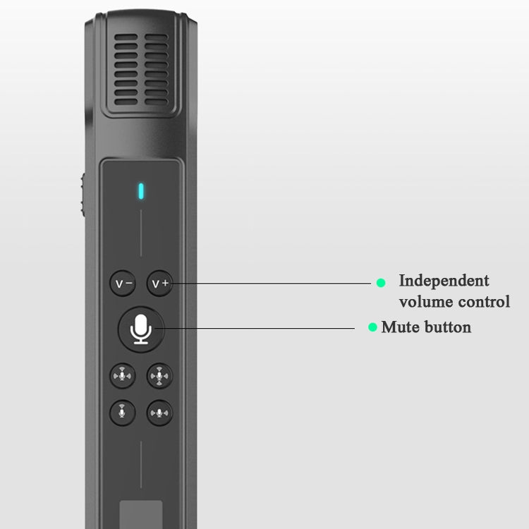 M8 Computer Game Conference Video K Song Desktop USB Microphone Recording Microphone Live Condenser Zinc Alloy Microphone Set, Specification: Desktop Bracket Set