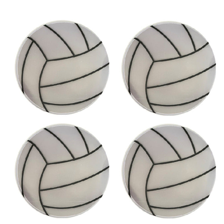 7 Packs Volleyball Type Traffic Safety Reflective Stickers Night Travel Warning Stickers Random Colour Delivery