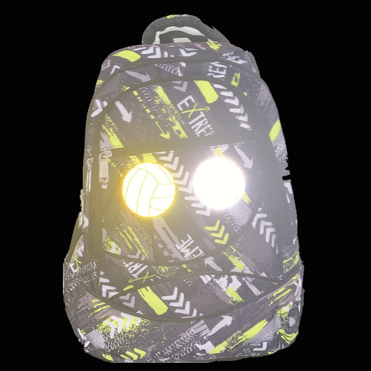 7 Packs Volleyball Type Traffic Safety Reflective Stickers Night Travel Warning Stickers Random Colour Delivery