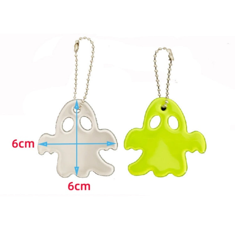 10 PCS Ghost Reflective Waterproof Pendant Student Schoolbag Night Riding Reflector Random Colour Delivery