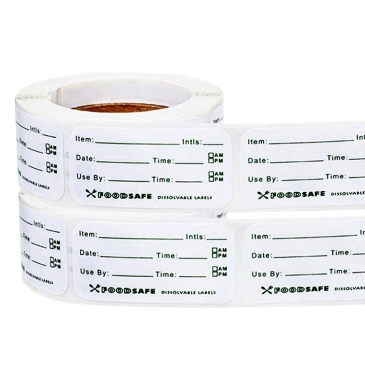 5 Rolls Food Refrigerated Storage Safety Date Marking Label Tearable Sticker, Size: 7.2x2.5cm