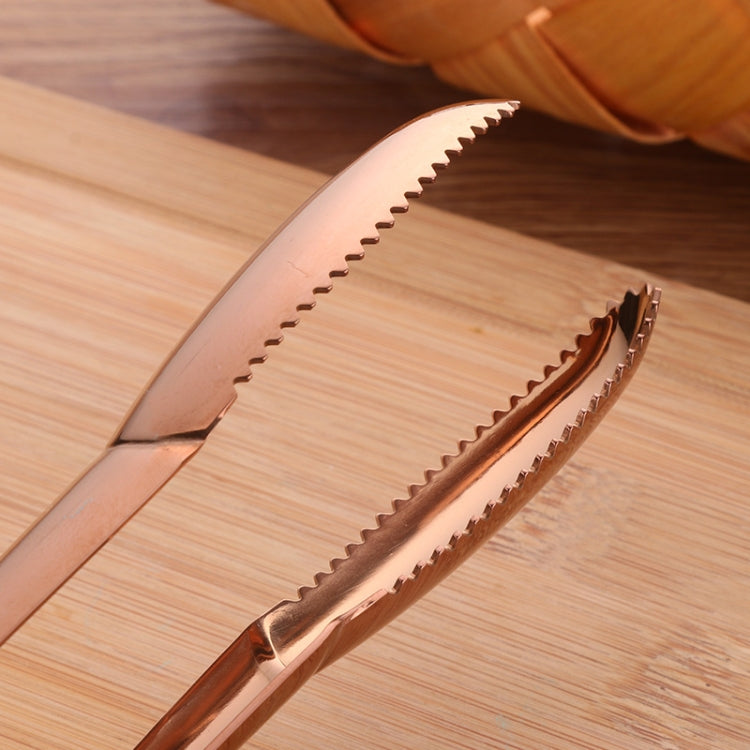 304 Stainless Steel Food Clip,Style: Ice Clip (Rose Gold)