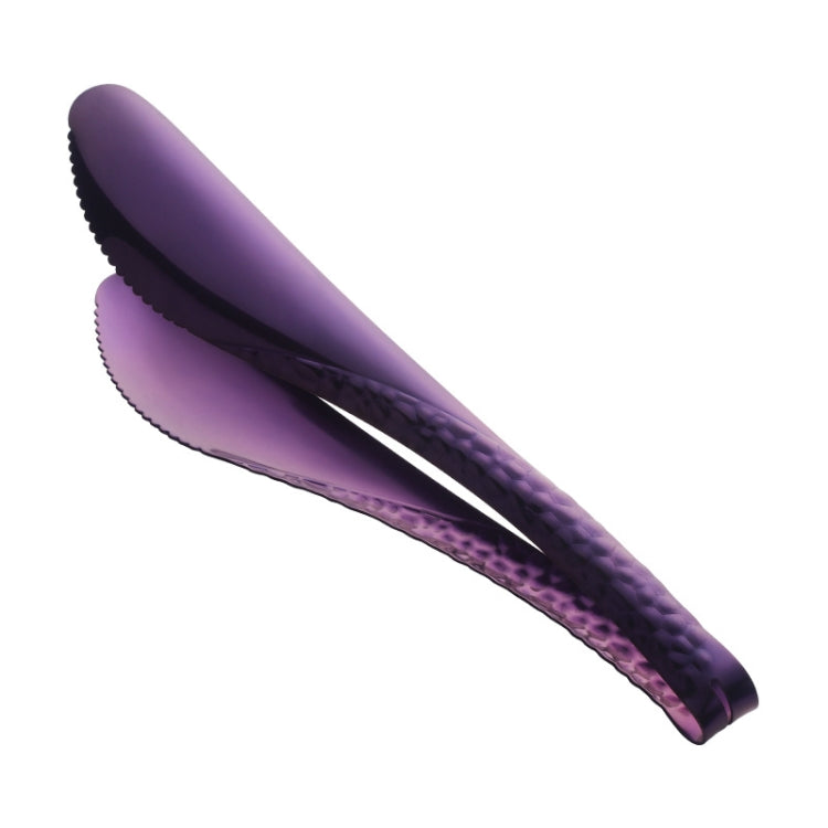 304 Stainless Steel Food Clip,Style: Serpentian Bread Clip (Purple)