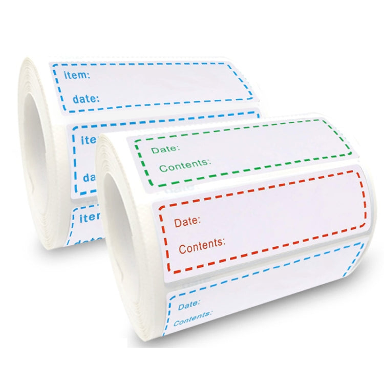 3 Rolls Food Refrigerated Storage Safety Date Marking Label Tearable Sticker 1000PCS/Roll